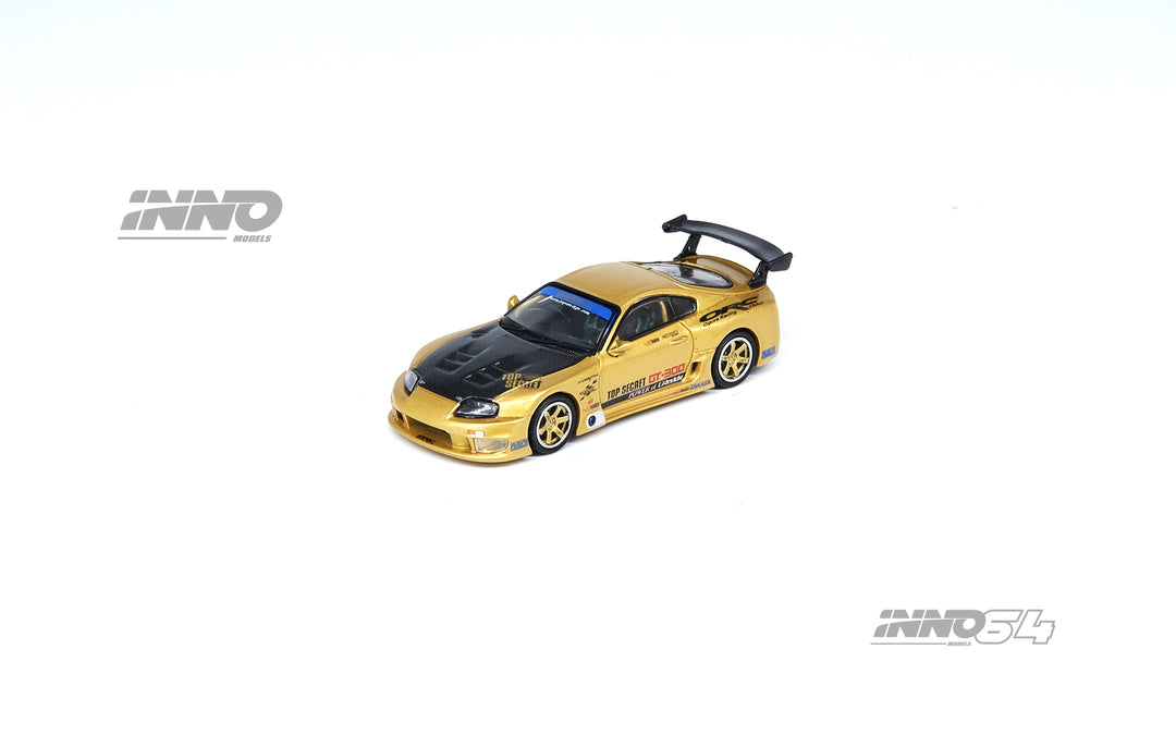 [Preorder] Inno64 1:64 Toyota Supra (A80) Top Secret GT300 IN64-A80TS-GOLD