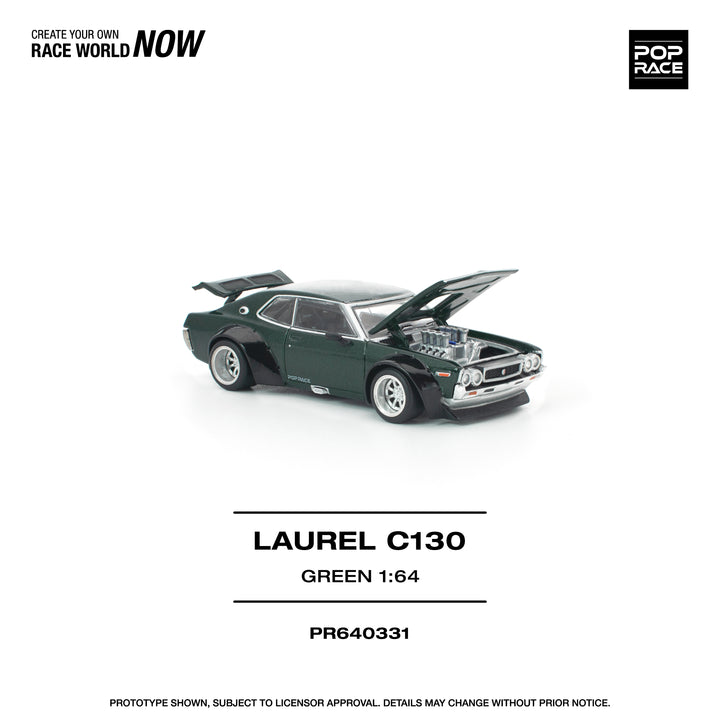 [Preorder] POPRACE 1:64 LAUREL C130 GREEN PR640331
