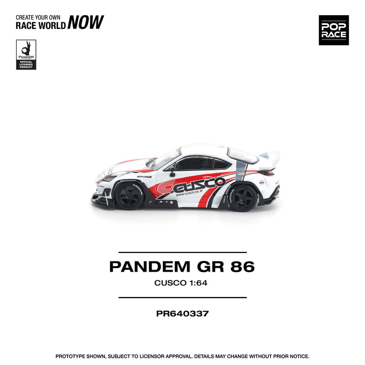 [Preorder] POPRACE 1:64 Panden GR86 - Cusco PR640337
