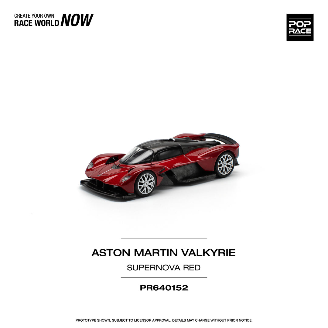 [Preorder] POPRACE 1:64 ASTON MARTIN VALKYRIE SUPERNOVA RED PR640152