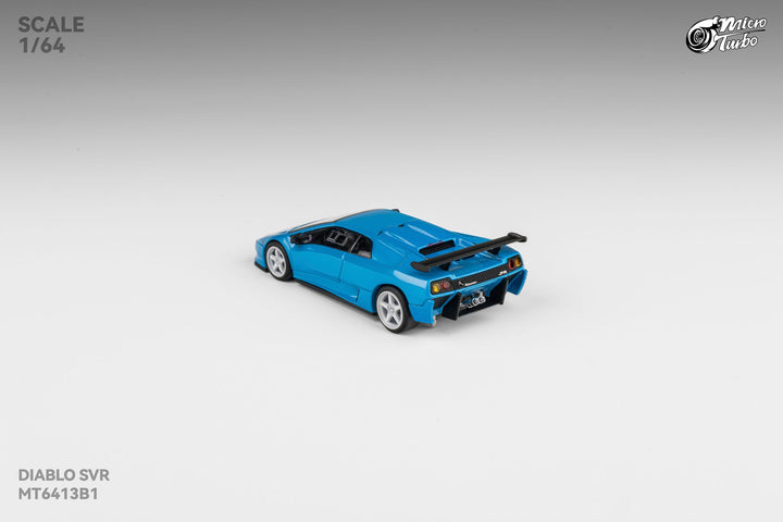 [Preorder] Microturbo 1:64 Lamborghini Custom Diablo SVR - Metallic Blue MT6413B1