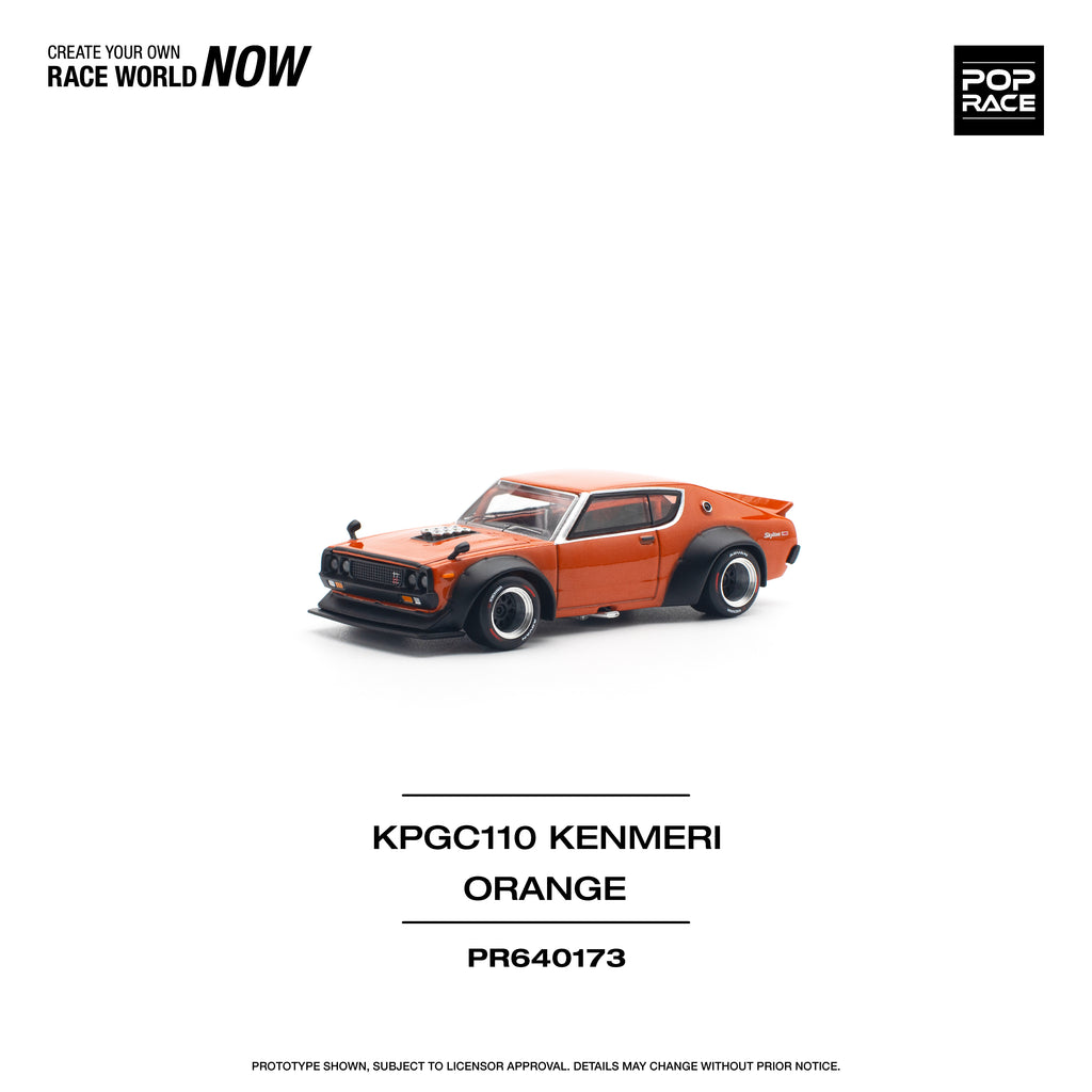 Nissan Skyline Wagon (1986) ミニカー Pop Culture / X-Men: '69 NISSAN SKYLINE VAN – ORANGE TRACK DIECAST