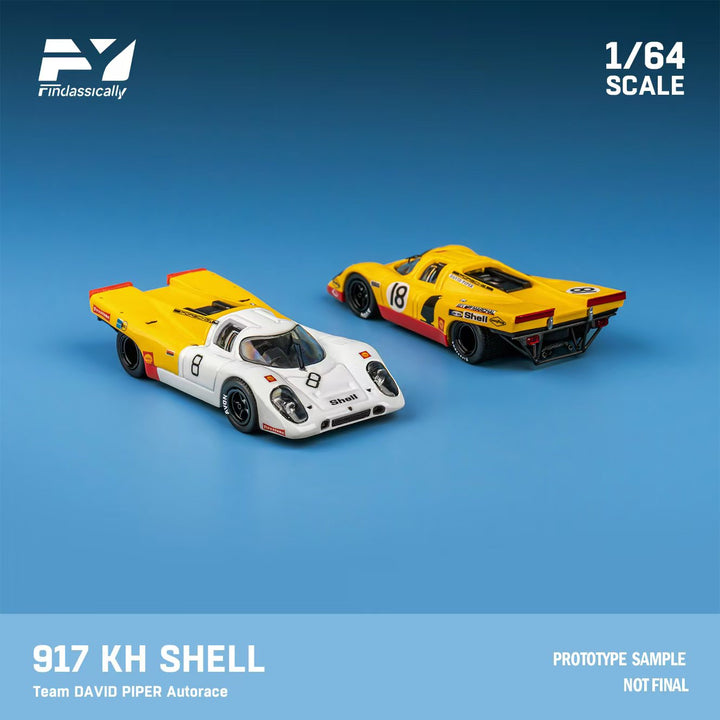 [Preorder] Finclassically 1:64 Porsche 917K - Team DAVID PIPER Autorace (2 Versions)