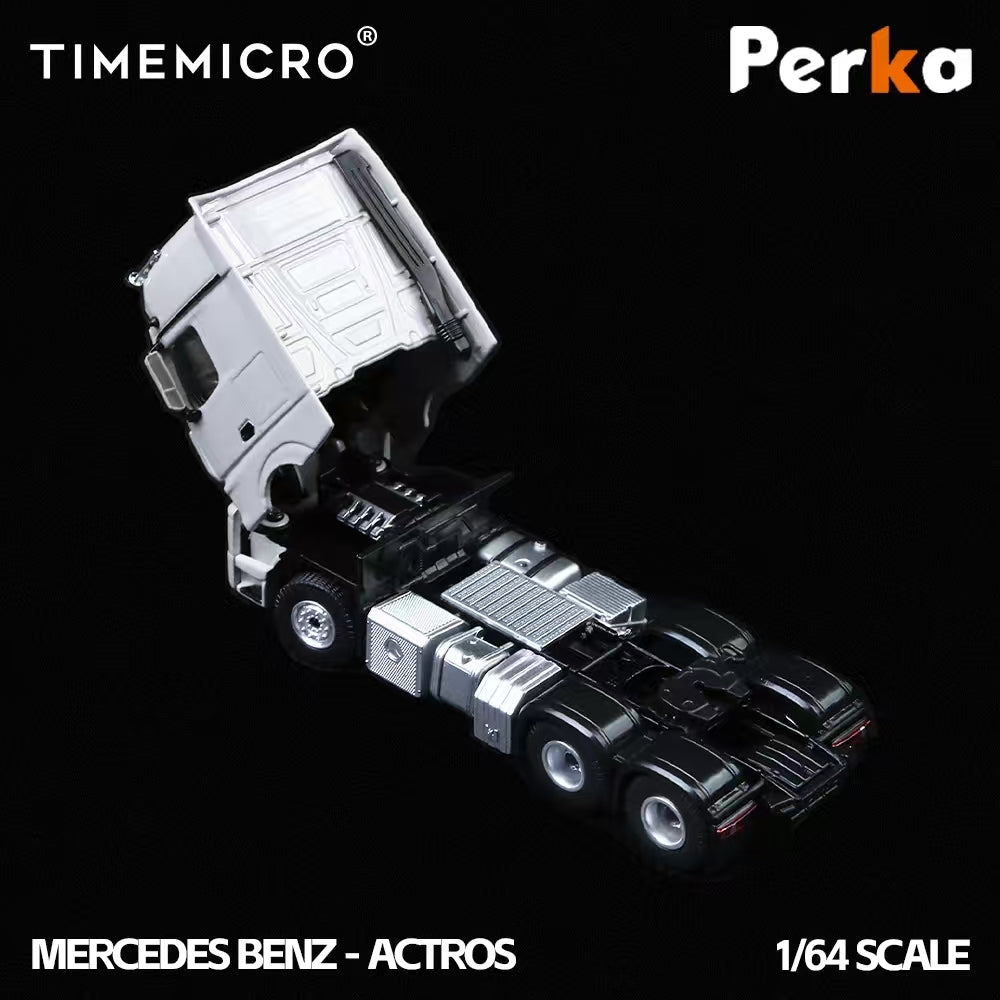 [Preorder] TimeMicro X Perka 1:64 Mercedes BENZ FLATBED TRANSPORT VEHICLE (3 Colours)