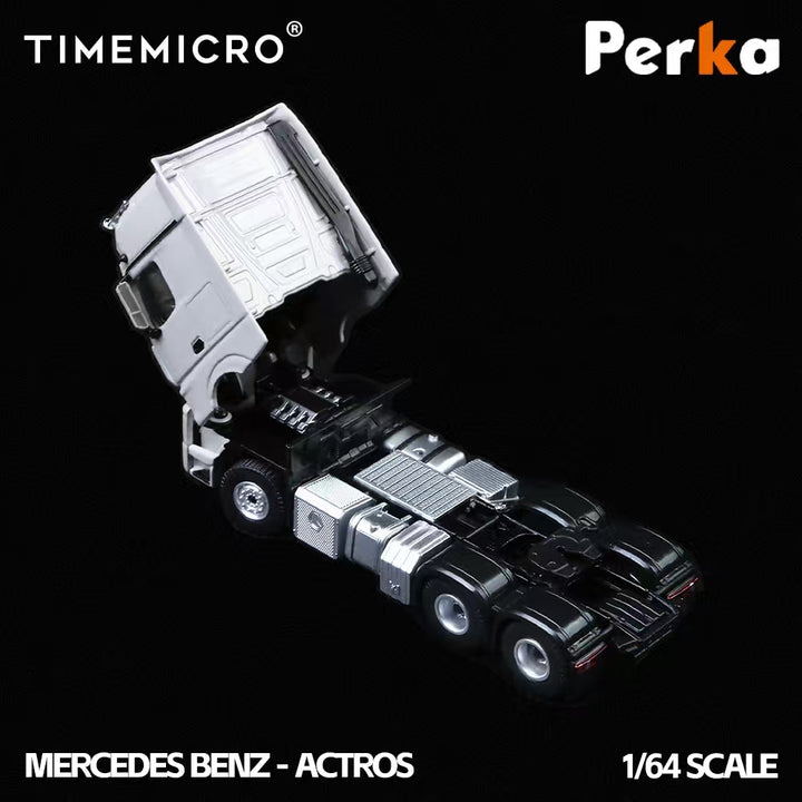 [Preorder] TimeMicro X Perka 1:64 Mercedes BENZ FLATBED TRANSPORT VEHICLE (3 Colours)