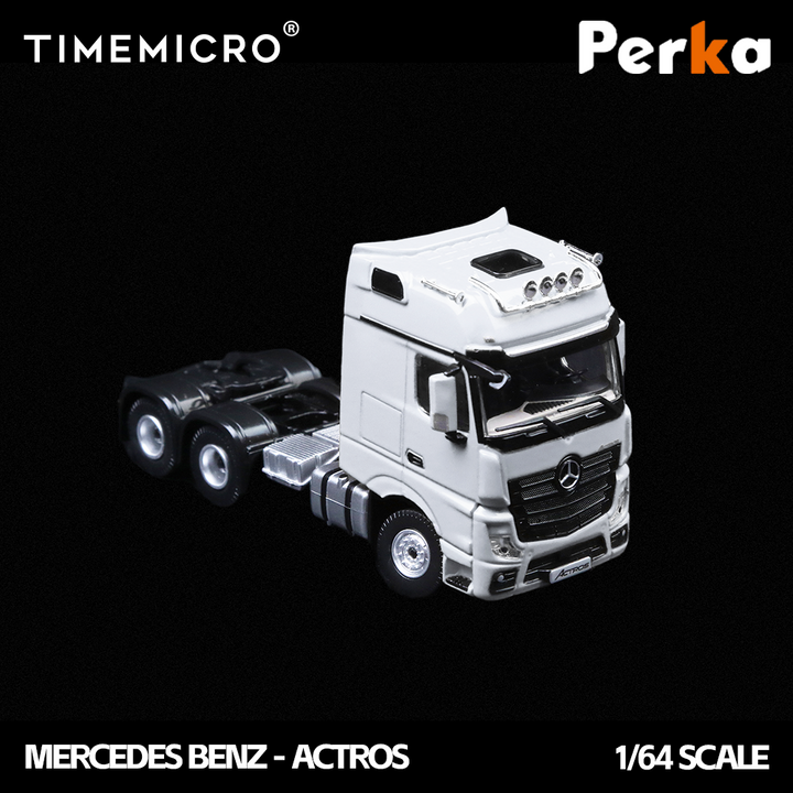 [Preorder] TimeMicro X Perka 1:64 Mercedes BENZ FLATBED TRANSPORT VEHICLE (3 Colours)
