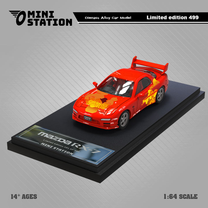 Mini Station 1:64 Mazda RX-7 Orange Fast & Furious