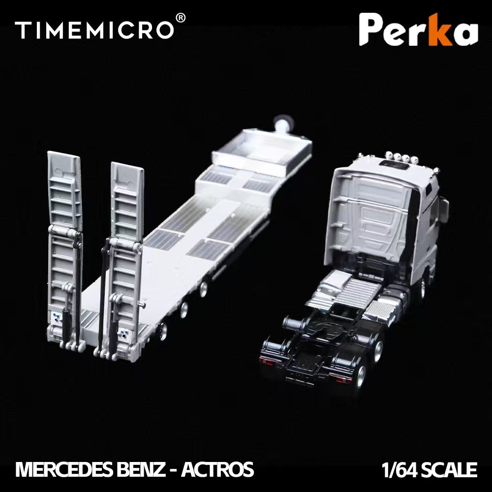 [Preorder] TimeMicro X Perka 1:64 Mercedes BENZ FLATBED TRANSPORT VEHICLE (3 Colours)