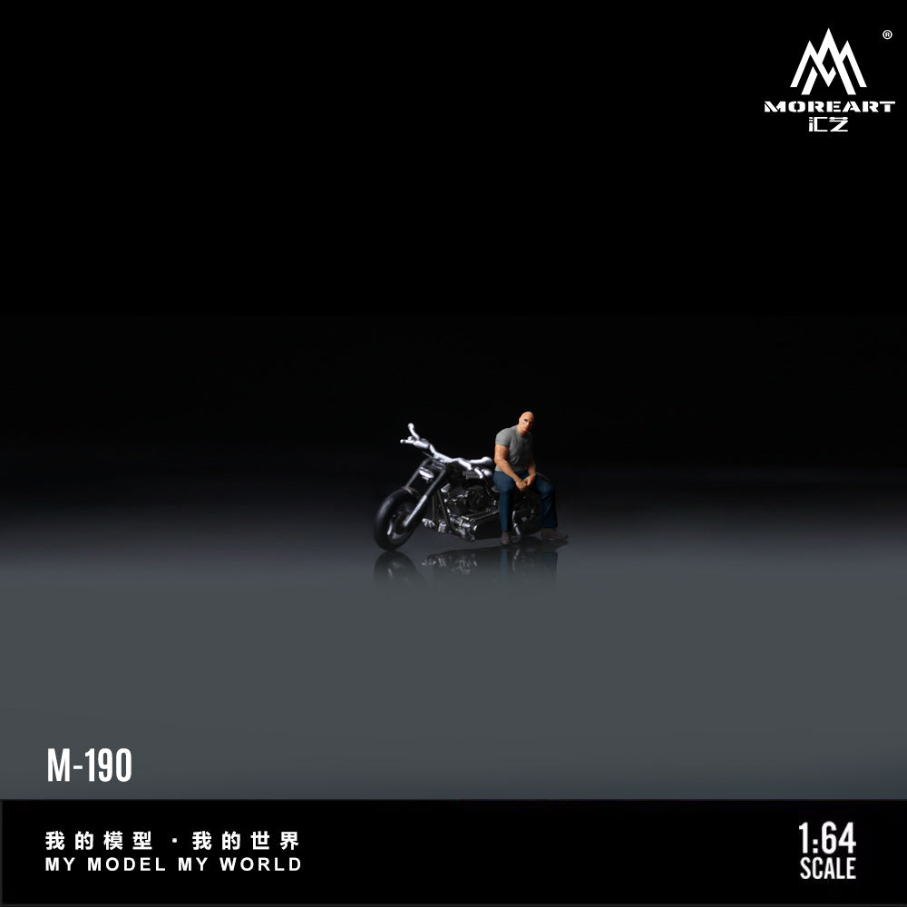 [Preorder] MoreArt 1:64 HARLEY MUSCULAR MAN MOTORCYCLE DOLL MO222190