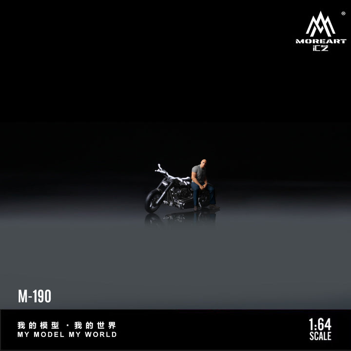 [Preorder] MoreArt 1:64 HARLEY MUSCULAR MAN MOTORCYCLE DOLL MO222190