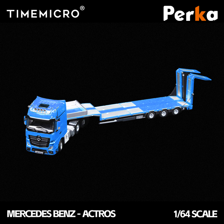 [Preorder] TimeMicro X Perka 1:64 Mercedes BENZ FLATBED TRANSPORT VEHICLE (3 Colours)