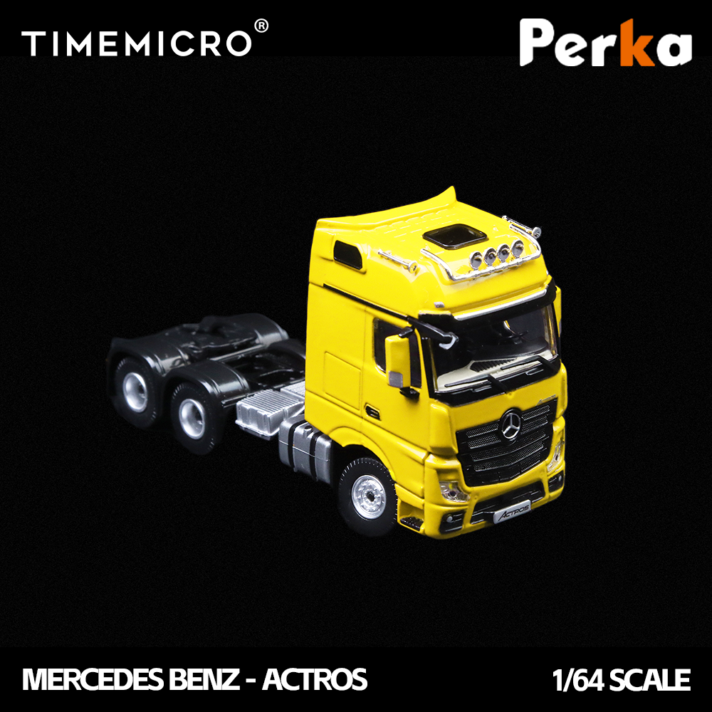 [Preorder] TimeMicro X Perka 1:64 Mercedes BENZ FLATBED TRANSPORT VEHICLE (3 Colours)