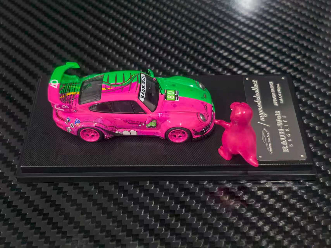 [Preorder] Model Collect 1:64 Porsche RWB993 High Wing Dragon Livery with Small Dragon MC640023M