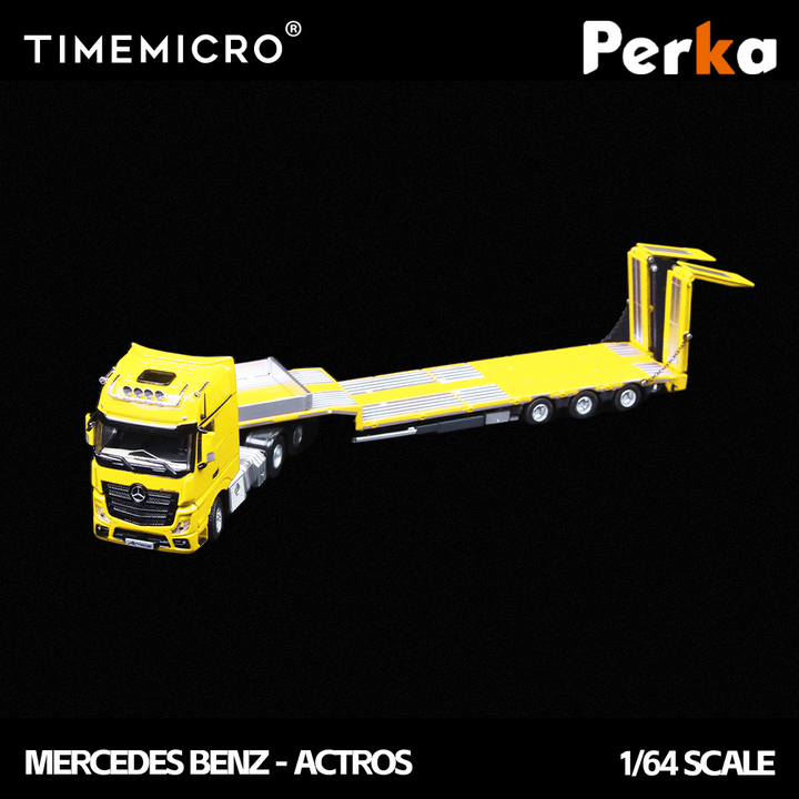 [Preorder] TimeMicro X Perka 1:64 Mercedes BENZ FLATBED TRANSPORT VEHICLE (3 Colours)
