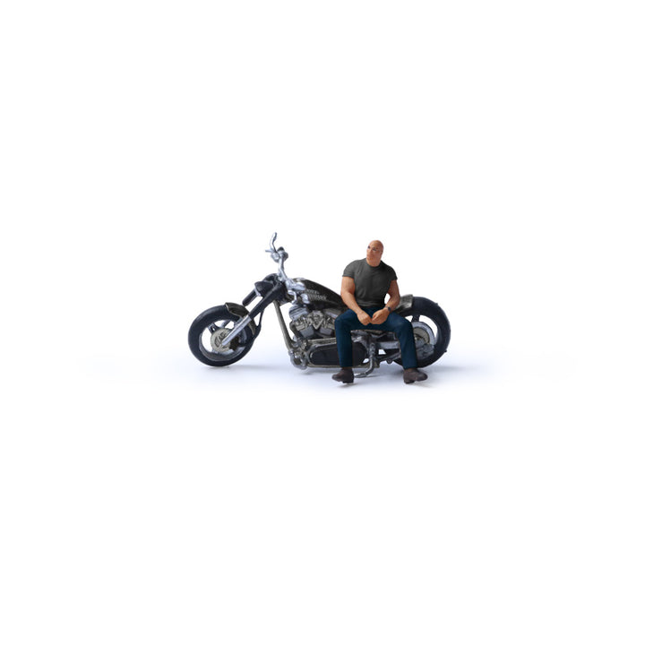 [Preorder] MoreArt 1:64 HARLEY MUSCULAR MAN MOTORCYCLE DOLL MO222190