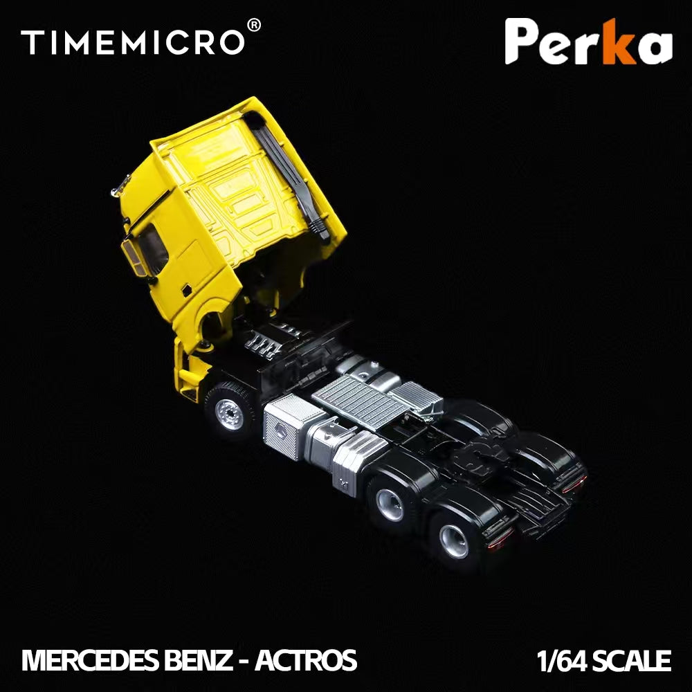 TimeMicro X Perka 1:64 Mercedes BENZ FLATBED TRANSPORT VEHICLE (3