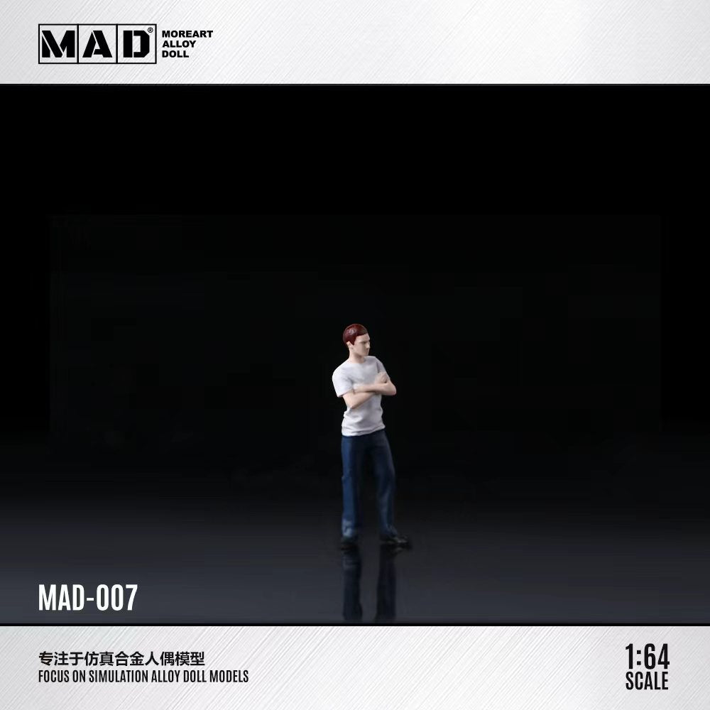 [Preorder] ALLOY MOREART DOLL 1:64 White Crossed Arms Doll MAD007-1