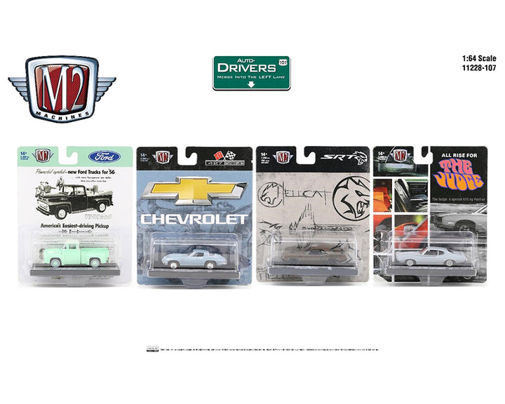 M2 Machines 1:64 Auto-Drivers Release 107 Assortment