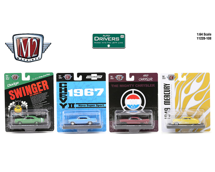 M2 Machines 1:64 Auto-Drivers Release 108 Assortment