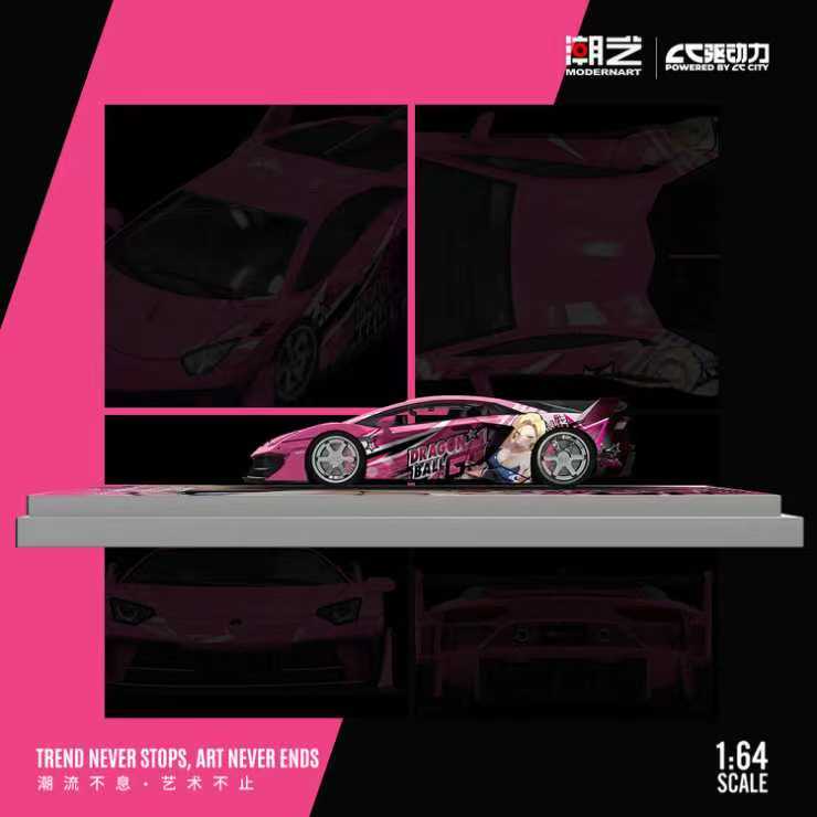 [Preorder] ModernArt X CC City 1:64 Lamborghini Drive Force Custom Painted Simulation Alloy Car