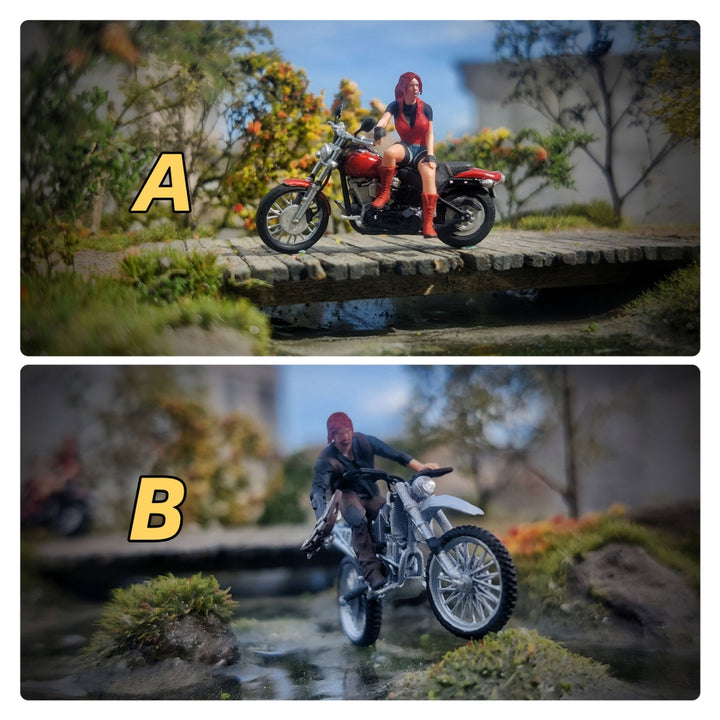[Preorder] Lucky Studio 1:64 Motorcycle Doll (2 Versions)