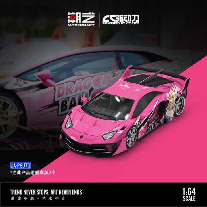 [Preorder] ModernArt X CC City 1:64 Lamborghini Drive Force Custom Painted Simulation Alloy Car