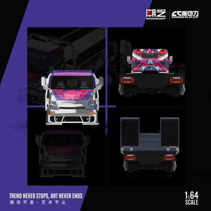 [Preorder] ModernArt X CC City 1:64 Lamborghini Drive Force Custom Painted Simulation Alloy Car