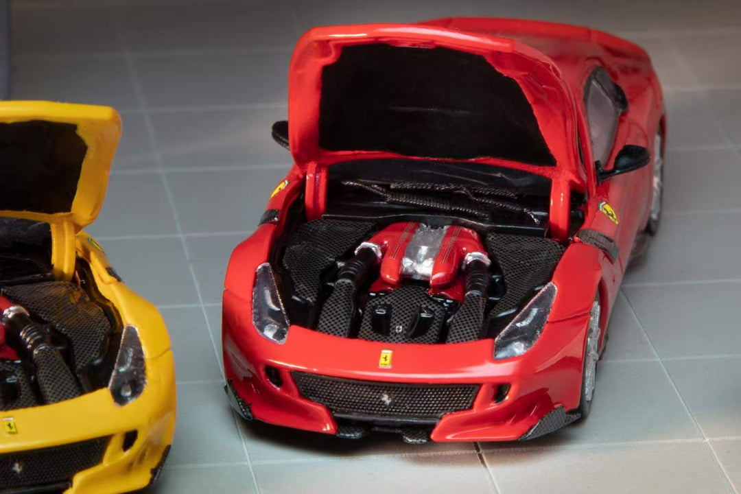 Stance Hunters 1:64 Ferrari F12 TDF - Metallic Red