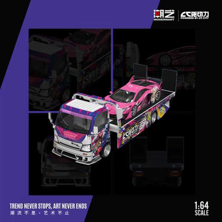 [Preorder] ModernArt X CC City 1:64 Lamborghini Drive Force Custom Painted Simulation Alloy Car