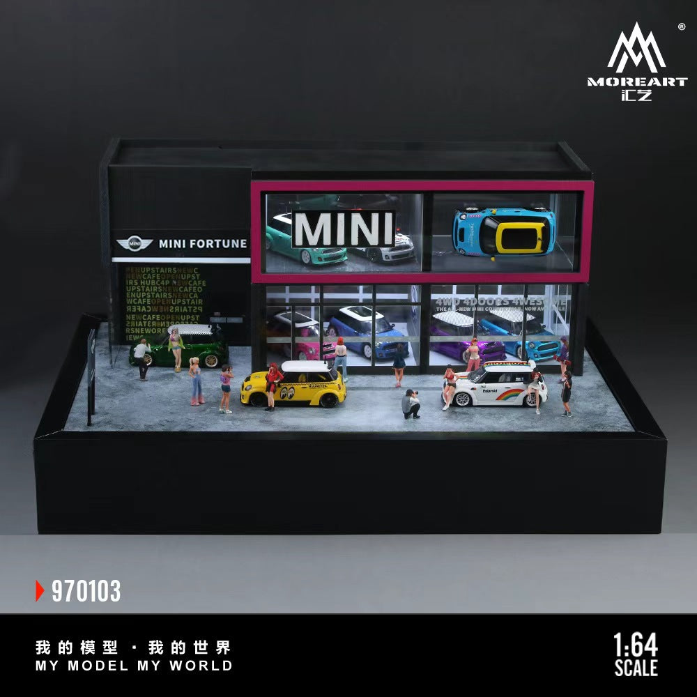 [Preorder] MoreArt 1:64 MINI CAR SHOWROOM MO970103
