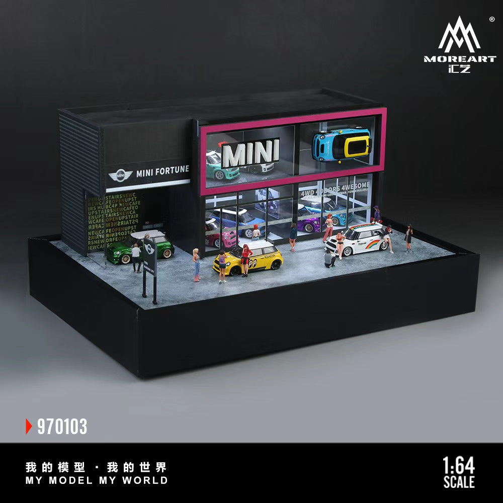[Preorder] MoreArt 1:64 MINI CAR SHOWROOM MO970103