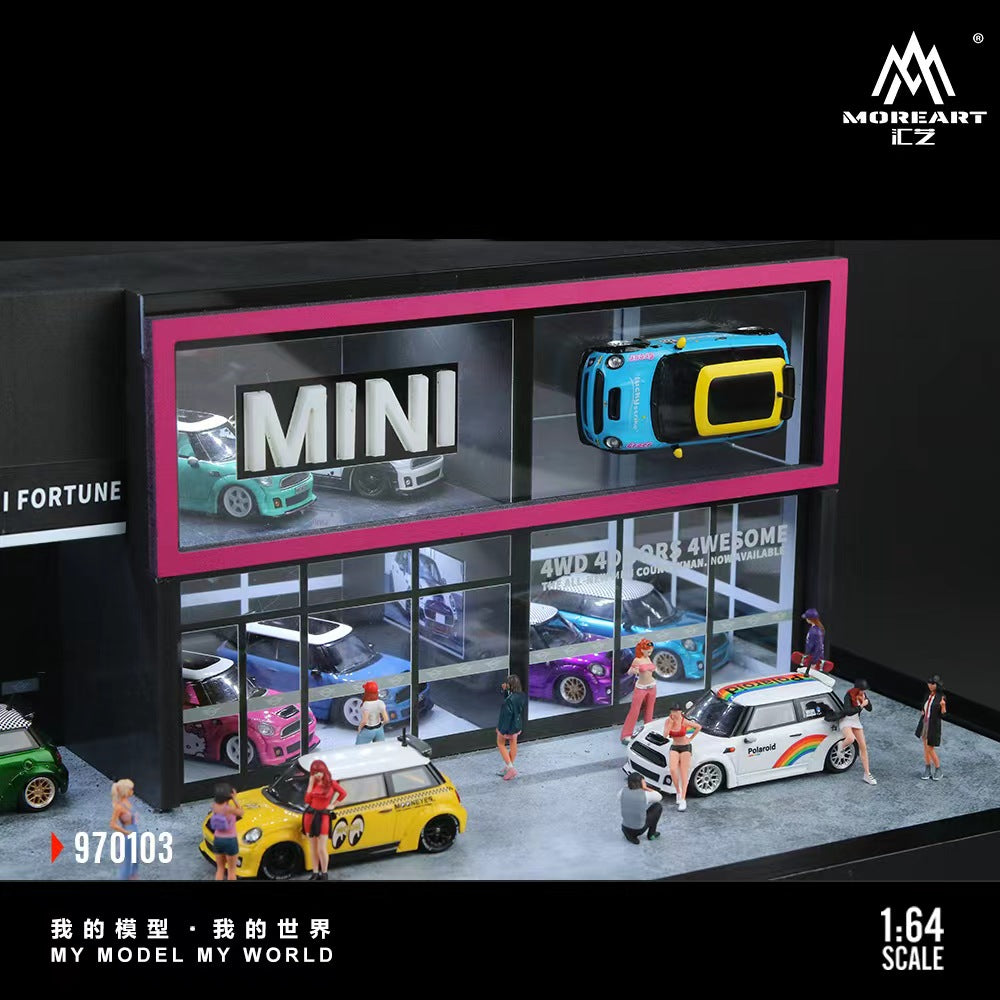 [Preorder] MoreArt 1:64 MINI CAR SHOWROOM MO970103