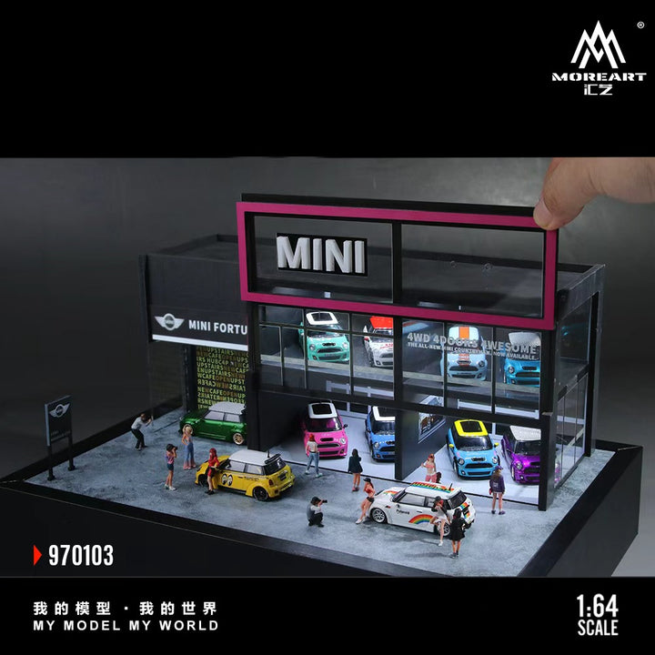 [Preorder] MoreArt 1:64 MINI CAR SHOWROOM MO970103