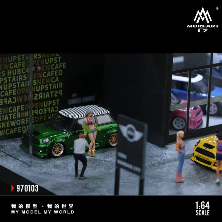 [Preorder] MoreArt 1:64 MINI CAR SHOWROOM MO970103