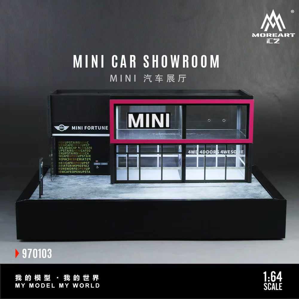 [Preorder] MoreArt 1:64 MINI CAR SHOWROOM MO970103