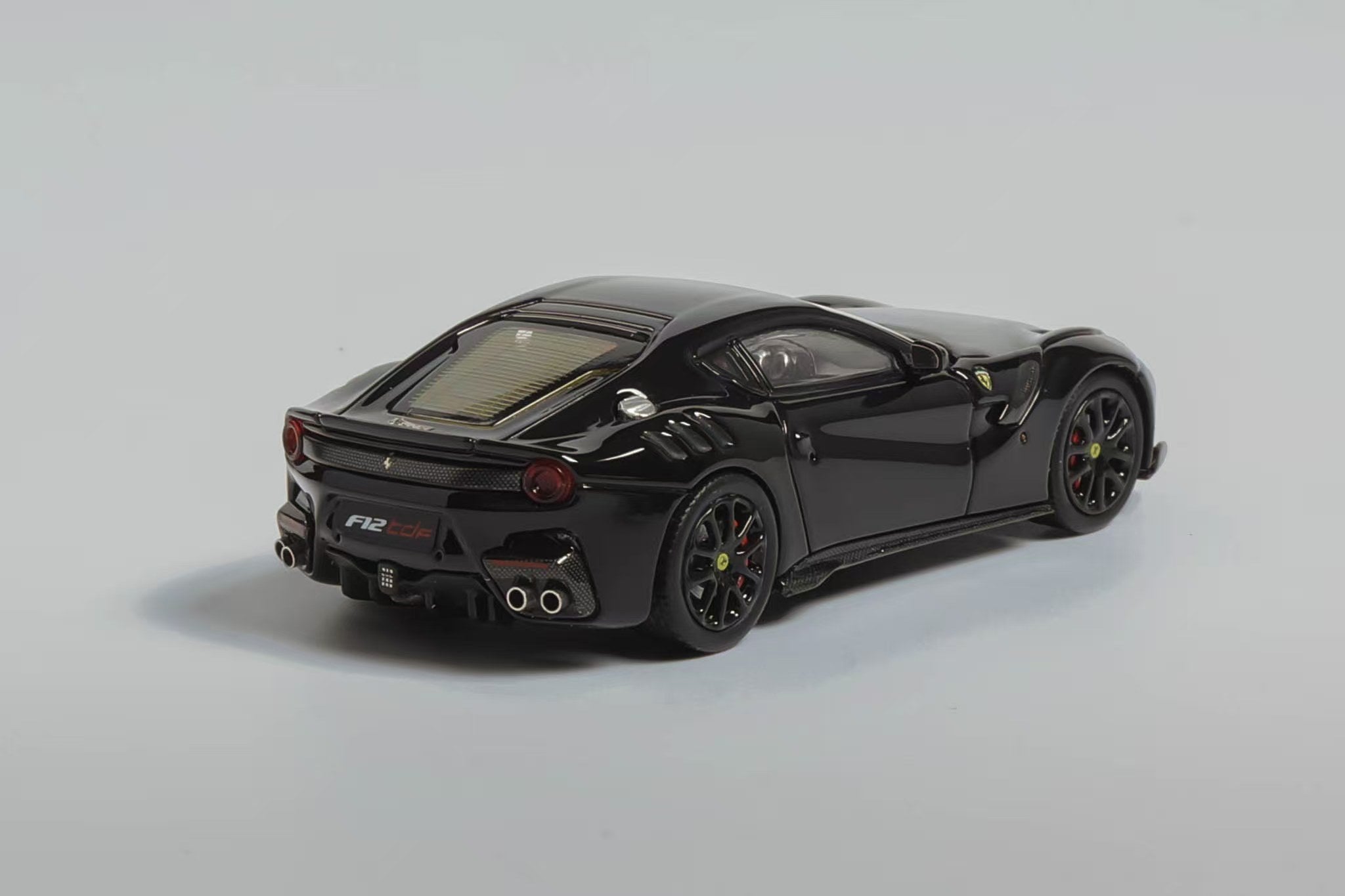 Little Toys 1:64 F12 TDF - Pearl Black Red Interior – Horizon Diecast
