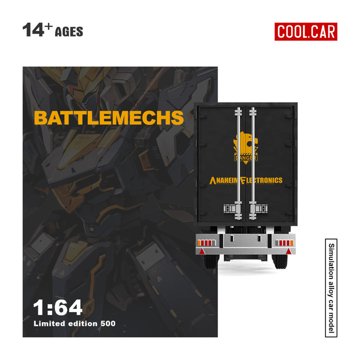 [Preorder] Cool Car 1:64 Scania Container Truck Unicorn Mecha Livery CC644022