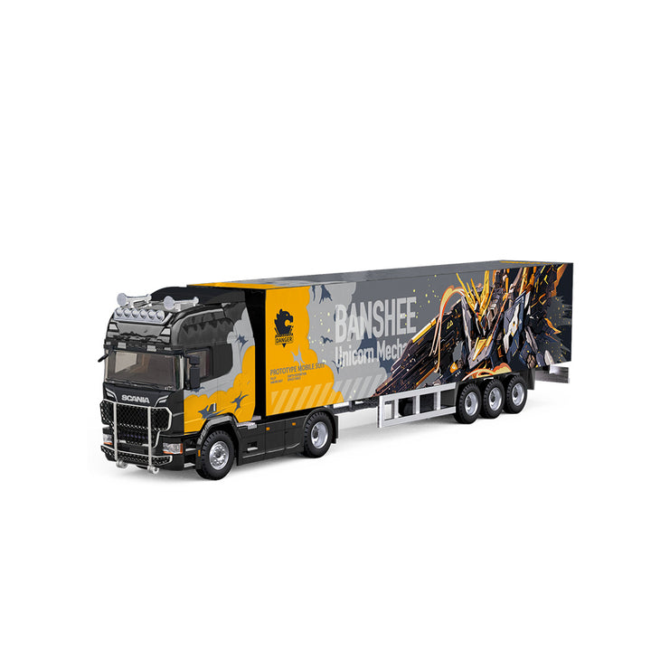[Preorder] Cool Car 1:64 Scania Container Truck Unicorn Mecha Livery CC644022