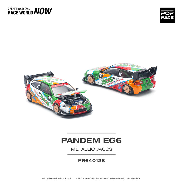 [Preorder] POPRACE 1:64 PANDEM CIVIC EG6 v1.5 JACCS PR640128