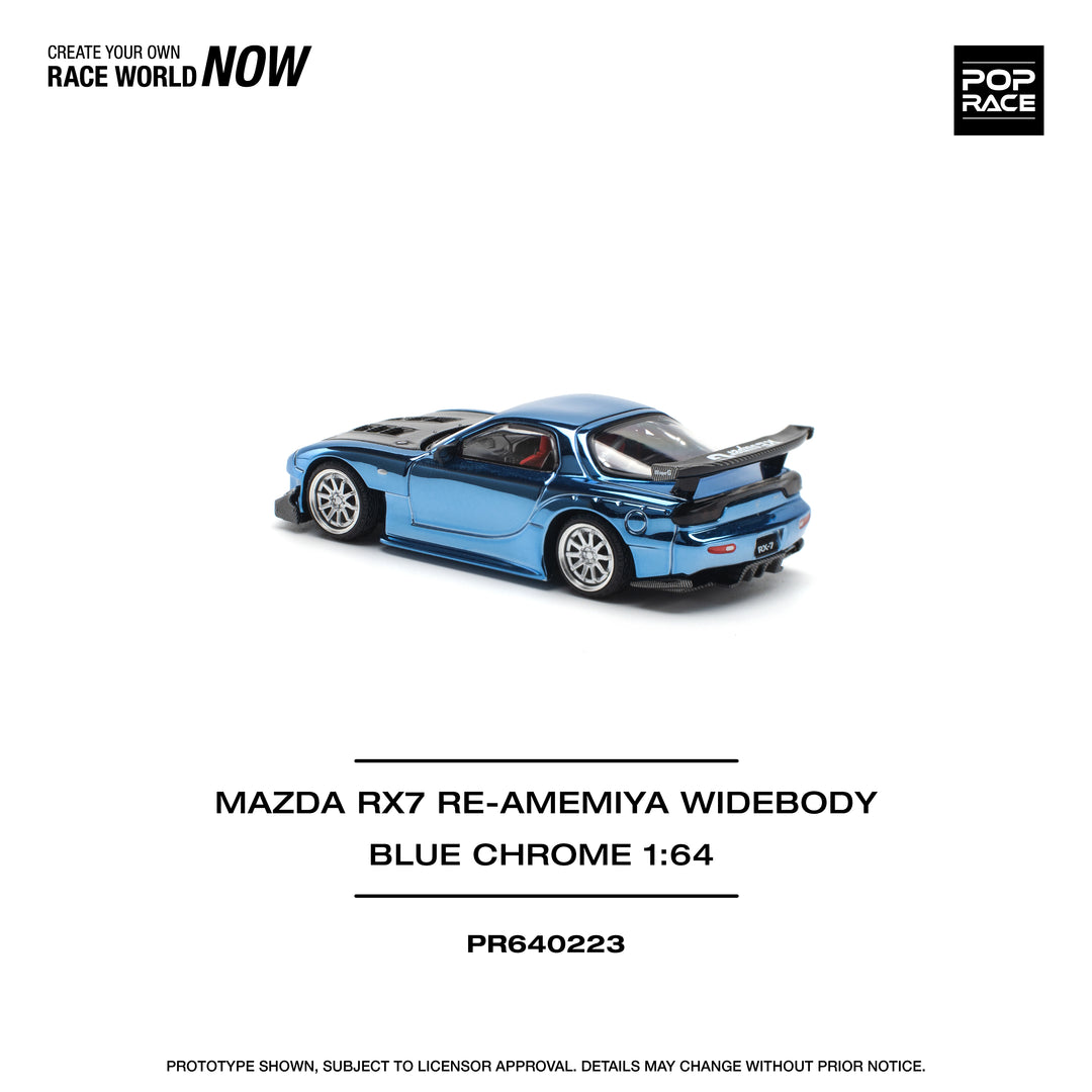 [Preorder] POPRACE 1:64 MAZDA RX7 RE-AMEMIYA WIDEBODY PR640223