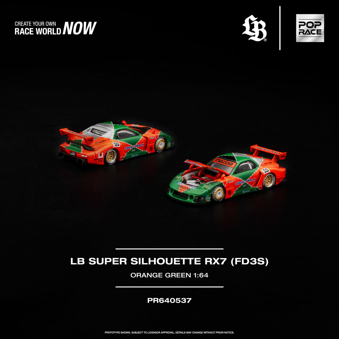 [Preorder] POPRACE 1:64 LB Super Silhouette RX7 (FD3S) PR640537