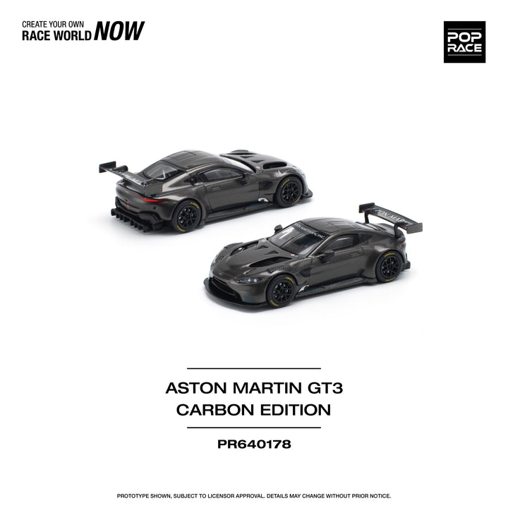 [Preorder] POPRACE 1:64 ASTON MARTIN VANTAGE GT3 CARBON EDITION