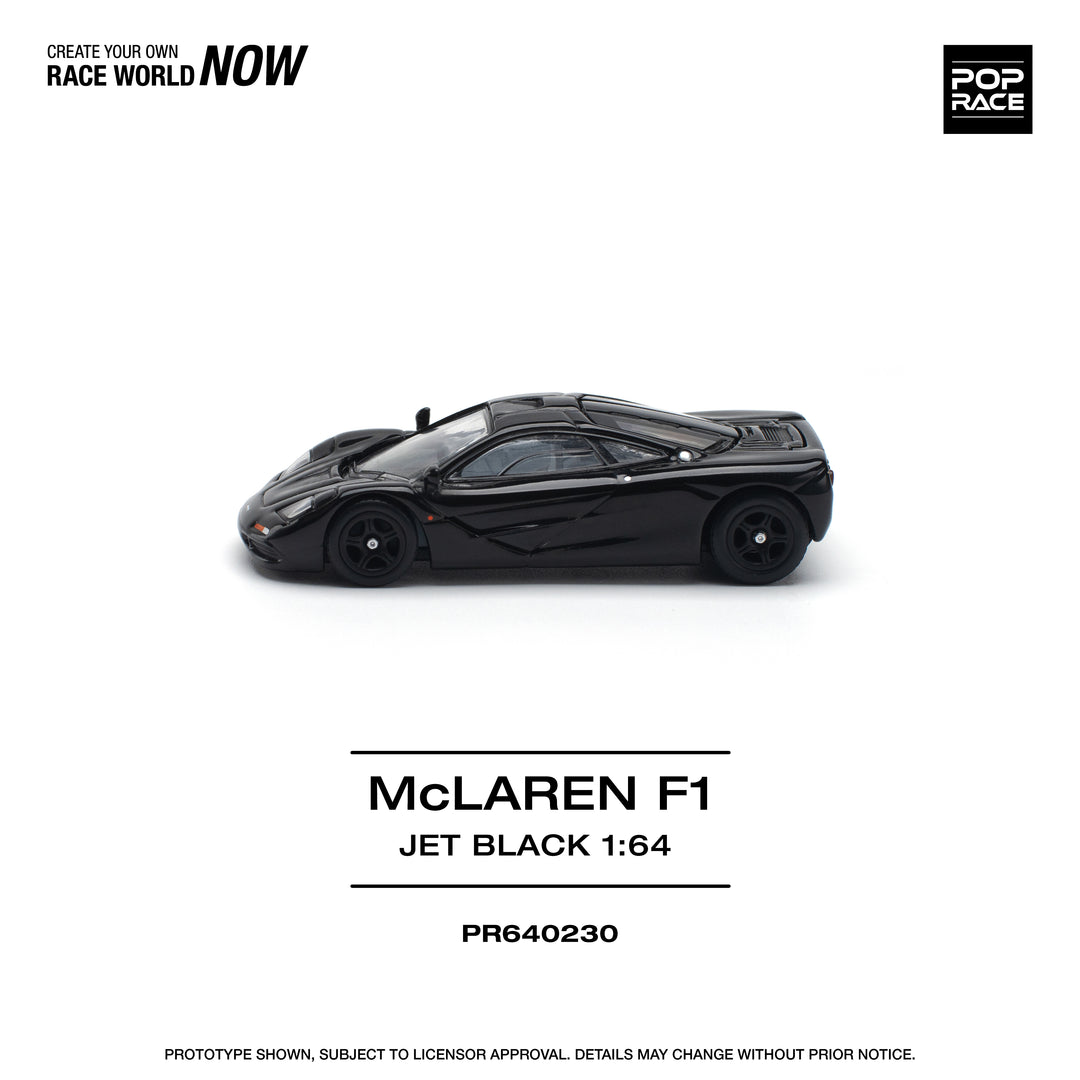 [Preorder] POPRACE 1:64 McLAREN F1 - JET BLACK PR640230