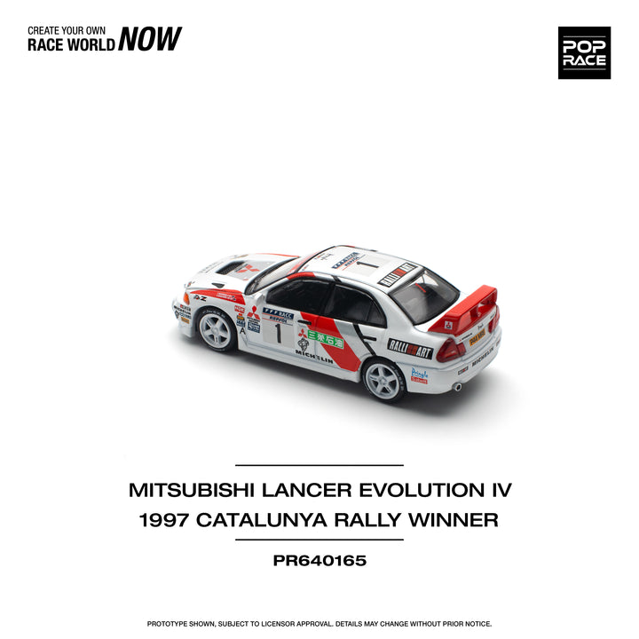 [Preorder] POPRACE 1:64 MITSUBISHI LANCER EVO IV - WINNER, RALLY DE CATALUNYA 1997