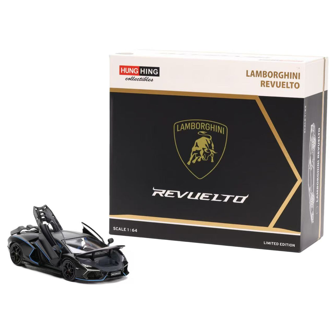 [Preorder] HungHing Toys 1:64 Lamborghini Revuelto Black HS006-08