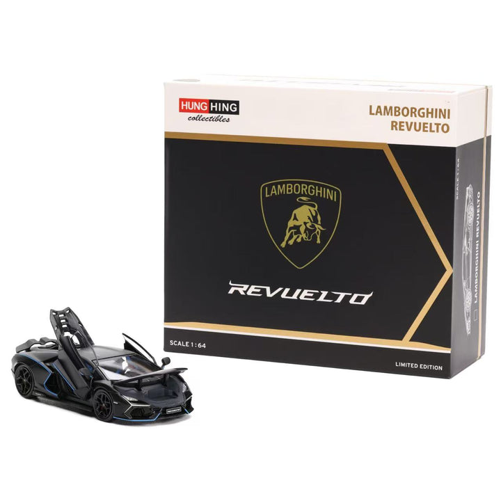 [Preorder] HungHing Toys 1:64 Lamborghini Revuelto Black HS006-08