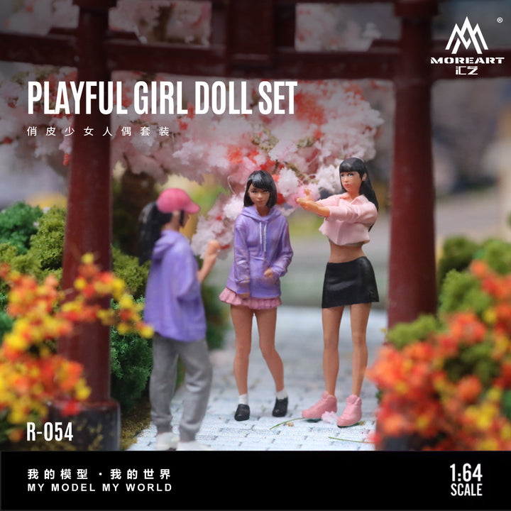 [Preorder] MoreArt 1:64 PLAYFUL GIRL DOLL SET