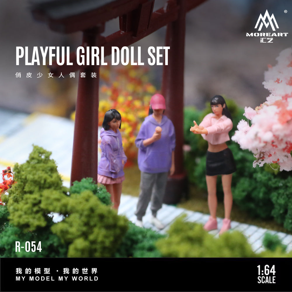 [Preorder] MoreArt 1:64 PLAYFUL GIRL DOLL SET