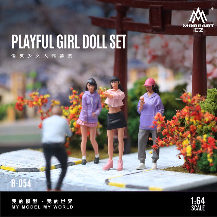 [Preorder] MoreArt 1:64 PLAYFUL GIRL DOLL SET