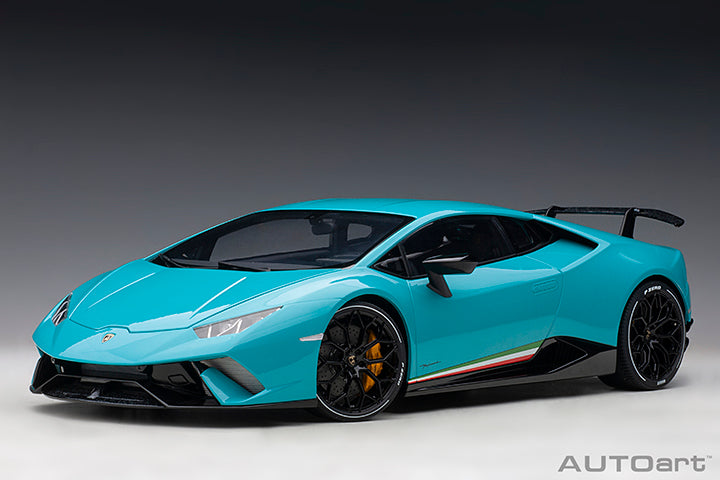 AUTOart 1:12 LAMBORGHINI HURACAN PERFORMANTE (BLU GLAUCO/SOLID BLUE)